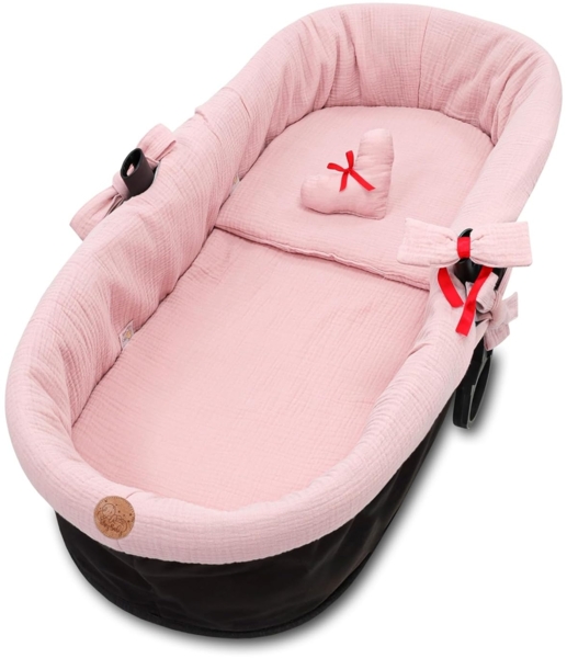 Totsy Baby Kuschelnest Umrandung für Kinderwagen - Bezug für Babywanne Nestchen