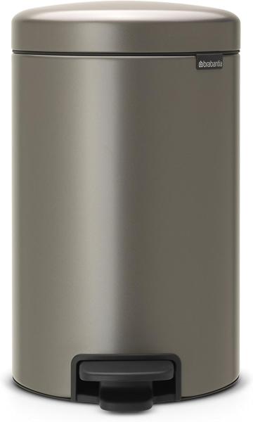 Brabantia Newicon Treteimer, Platinum, 12 L