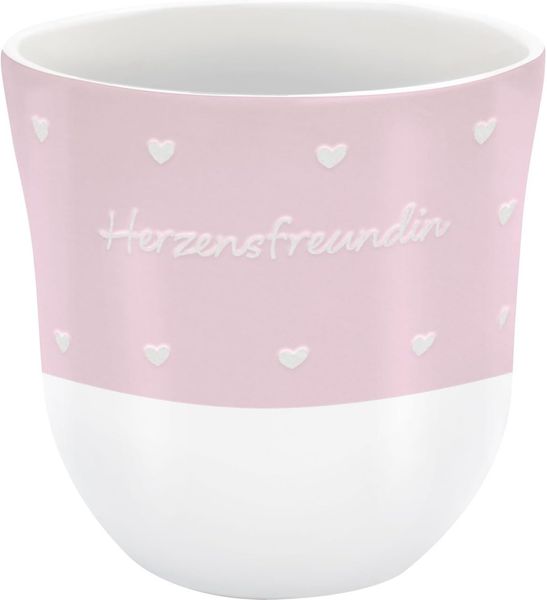 Becher Tasse Tee Kaffeetasse 40cl Geschenk Sheepworld HERZENSFREUNDIN 74825