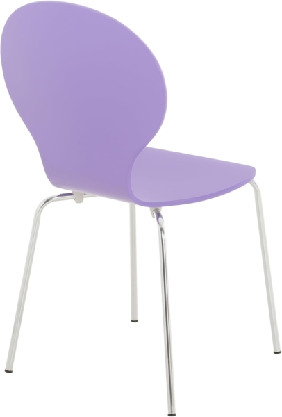 8er Set Besucherstuhl Diego, Lila Bild 5