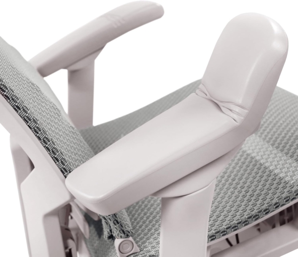 hjh OFFICE Profi Bürostuhl DYNAFIT II G Netz ergonomischer Drehstuhl mit Flexibler Lordosenstütze, Hellgrau, 652281 Bild 8