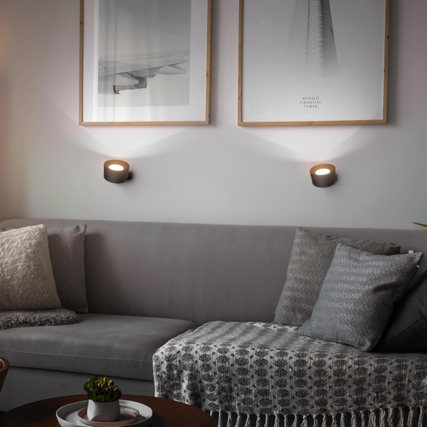 B.K.Licht LED Wandleuchte BKL1597 Magnetische Akku Wandlampe, 3-Stufen Dimmer, mit USB-C, CCT - über Fernbedienung, LED fest integriert, Tageslichtweiß, CCT-Funktion, 150Lm, 2W, 14h Leuchtdauer, 4,5 x 8 x 9,5 cm, Schwarz Bild 8