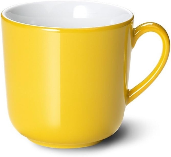 Dibbern Solid Color sonnengelb Becher mit Henkel 0,32 l