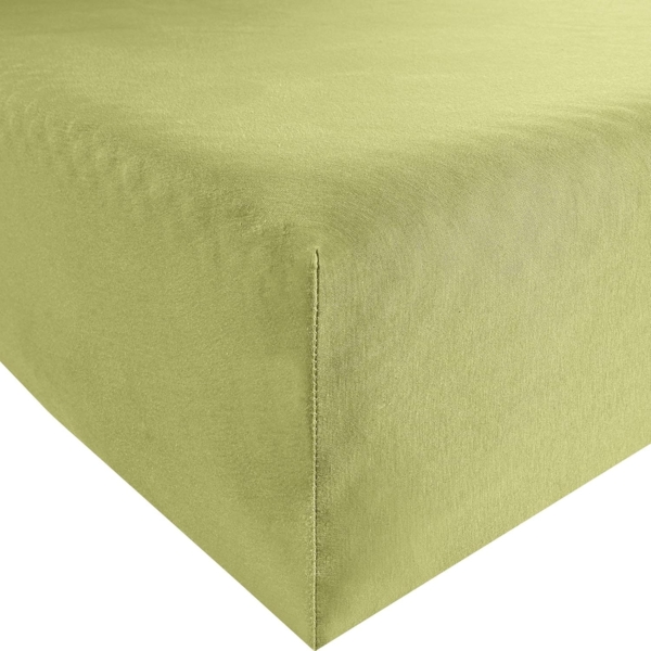 Formesse Bella-Donna Jersey Spannbettlaken|180x200 - 200x220 cm| pistazie