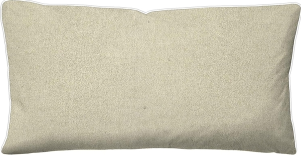 biberna Melange-Flanell Kissenbezug 0840500 MELANGE UNI, kitt, 1x 40x80 cm