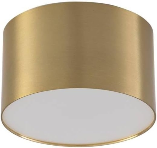 Lindby Deckenstrahler Nivoria, LED, Metall, Gold / Messing warmweiß IP20, LED 9 W gesamt, warmweiß