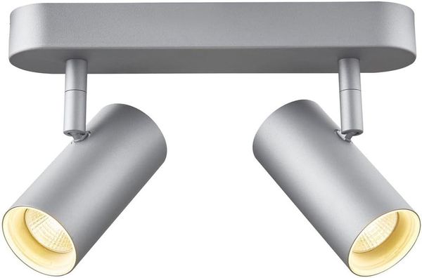 SLV Leuchte 1002975 NOBLO II Indoor LED Deckenaufbauleuchte 2700K grau