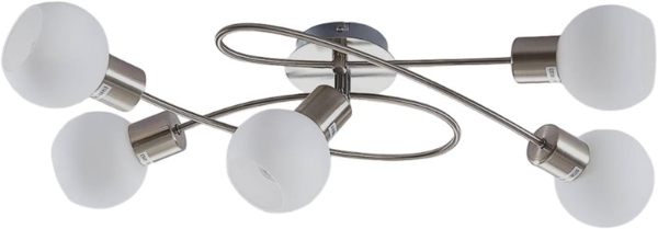 Lindby Deckenleuchten Elaina, Nicht enthalten, 5 x 8 W LED