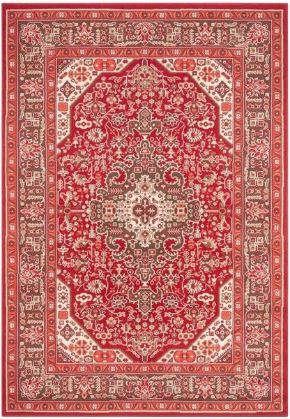 Orientalischer Kurzflor Teppich Skazar Isfahan Orientrot - 200x290x0,9cm