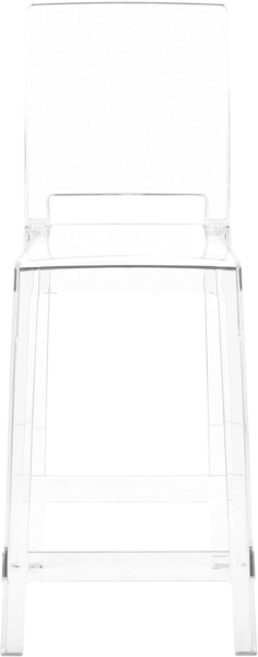 Set mit 2 Barstühlen WELLINGTON Transparent