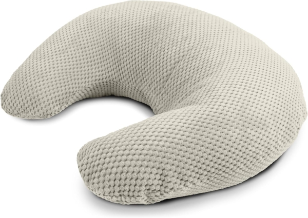 Amilian Stillkissen - Stillmond - Schwangerschaftskissen - Lagerungskissen, Schwangerschaftskissen klein - Kissen für Stillzeit - pregnancy pillow, mit Füllung und abnehmbarem Bezug - maschinenwaschbar