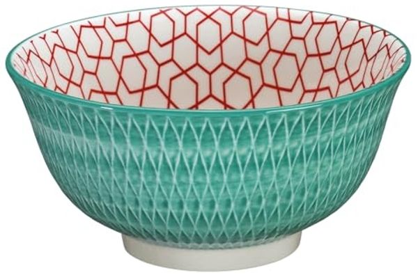 Cilio Amici Rauten Türkis Bowl 18 cm