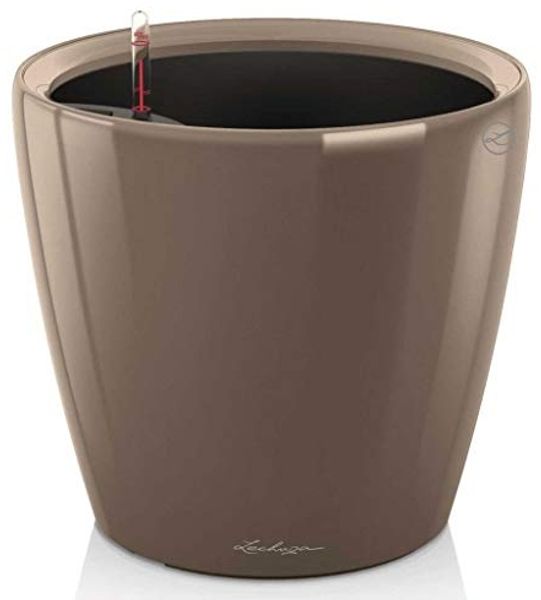 LECHUZA CLASSICO Premium LS 28 taupe hochglanz 16045