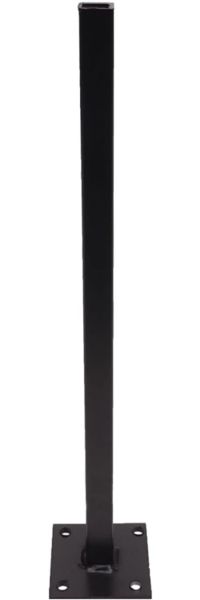 Bodenhülse für Sarthe-Alu-Pfosten, Schraubanker Bodenanker, Betonbefestigung Rundeisen verzinkt Bild 2