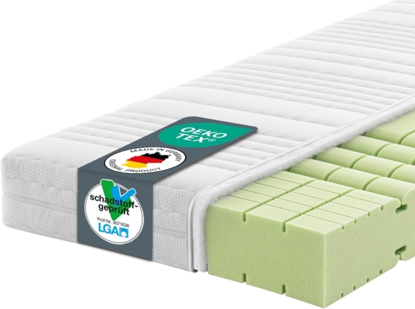 Kaltschaummatratze Kaltschaummatratze Komfort-SAN Härtegrad H4 (RAVENSBERGER Matratzen, Härtegrad H 4 (RG 50) 80x200 cm mit Baumwoll-Doppeltuch-Bezug