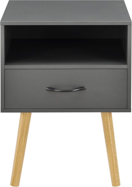 Beistelltisch Gävle 57x42x40 cm Dunkelgrau [en. casa] Bild 6