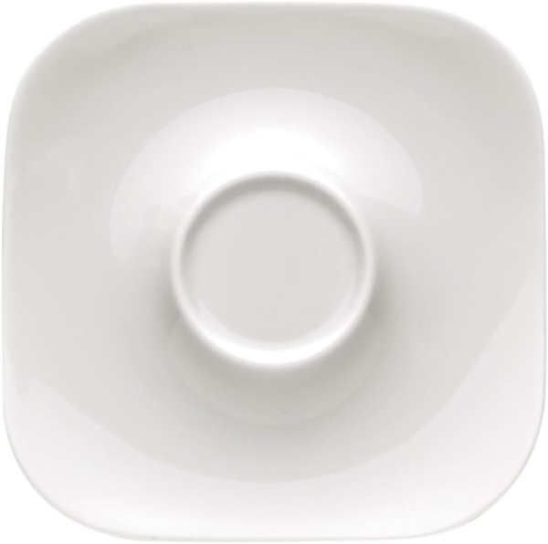 Espresso-Untertasse Free Spirit Weiss Rosenthal Studio Line Espressotasse - Mikrowelle geeignet, Spülmaschinenfest