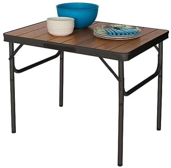 Eurotrail Arsoli Bambus Klapptisch, 60 x 45 x 58/25cm
