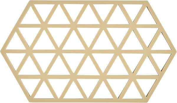 Zone Denmark Topf-Untersetzer Silikon Triangles Warm Sand 24 cm