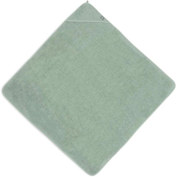 Jollein Kapuzenhandtuch Badetuch Frottee 100x100 cm Ash Green