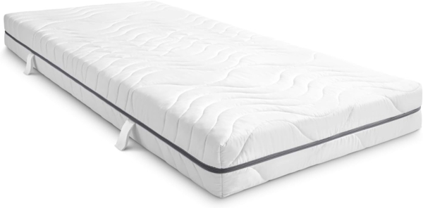 7 Zonen Viskoelastik-Matratze Sleezzz Smart 80 x 200 cm, Höhe 18 cm, Härtegrad H2+H3 mit Air Memoryschaum