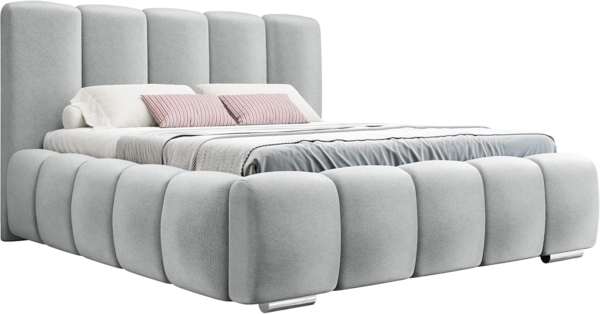 Mirjan24 Polsterbett Widoni , grau, 180x200 cm