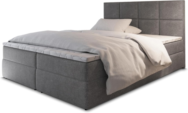Masseno Boxbett LENA 140x200 cm mit Bonell Matratze und Topper