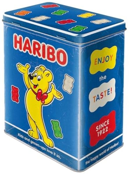 Nostalgic-Art Vorratsdose Vorratsdose L - HARIBO - Enjoy the Taste blue