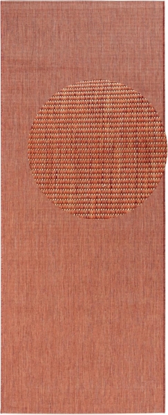 In- & Outdoorteppich Match terracotta - 80x200x0,8cm