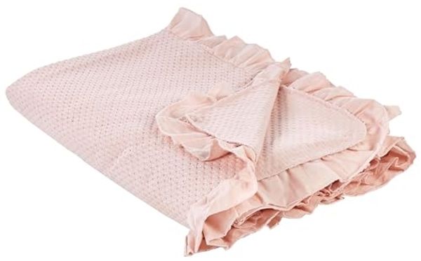 Tagesdecke HATTON Baumwolle 200 x 220 cm Pastellrosa
