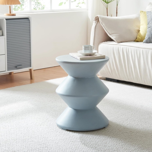 Beistelltisch Kyppeslo 47xØ37 cm Hellblau [en. casa]