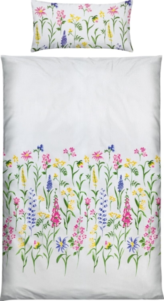 Erwin Müller Bettwäsche Bettwäsche, Seersucker, Blumen