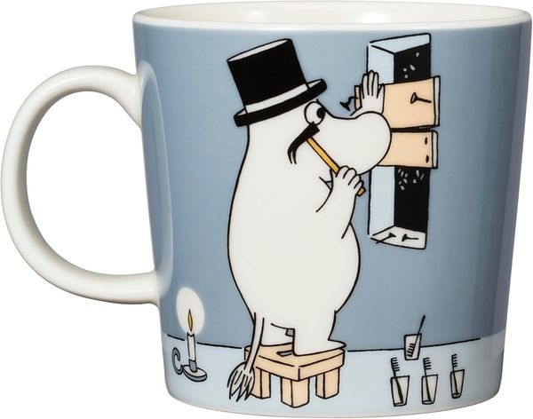 Arabia Moomin Becher 0,3 L Moominpappa grey Bild 2