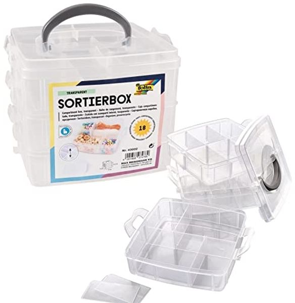 Folia Sortimentskasten, mit 18 Fächern