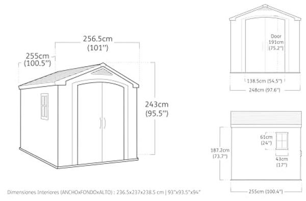 Keter Gerätehaus Factor 66 Beige 404246 Bild 3