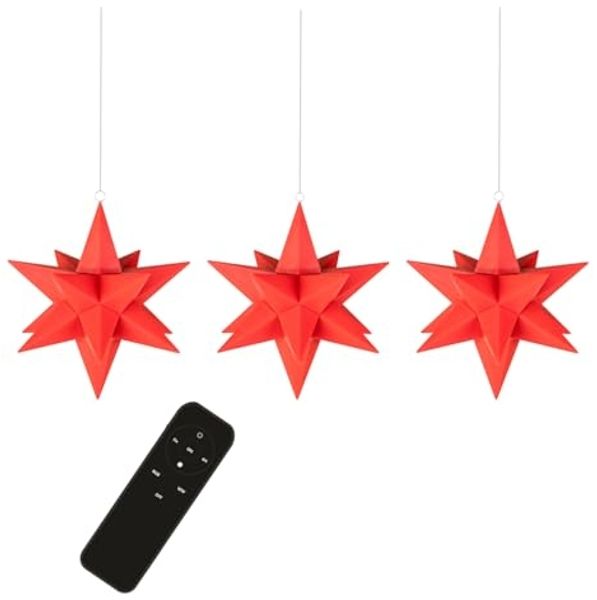 LED-Galaxy-Sterne 3er rot je 8 rot, RGB LED, 6/18T Bild 2