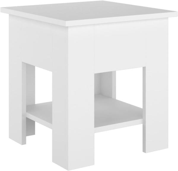 vidaXL Couchtisch Weiß 40x40x42 cm Holzwerkstoff 810271