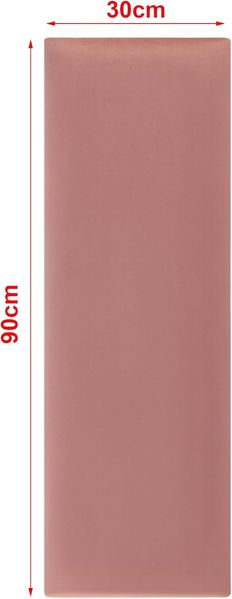 Wandkissenset Carpino 2-tlg. Samt 90x30 cm Rosa [neu. haus] Bild 2