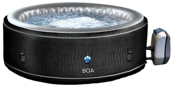 NetSpa Boa aufblasbarer Whirlpool rund für 5-6 Personen Ø 195 x 70 cm Outdoor Whirlpool