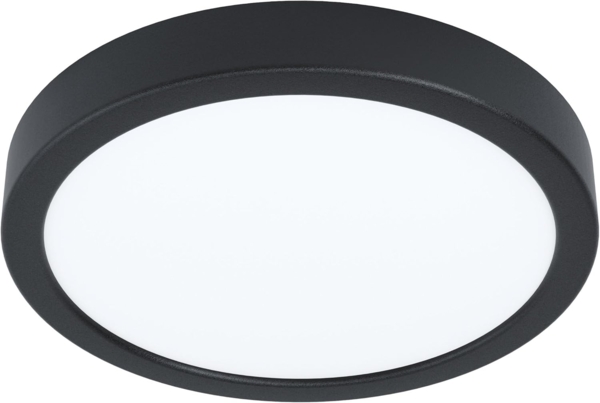 Eglo 99263 Aufbauleuchte FUEVA 5 schwarz rund H:2,8 Ø:21cm dimmbar 3000K