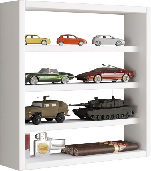 VCM Wandvitrine Osado 919879 Weiß H. 40 x B. 40 x T. 10 cm