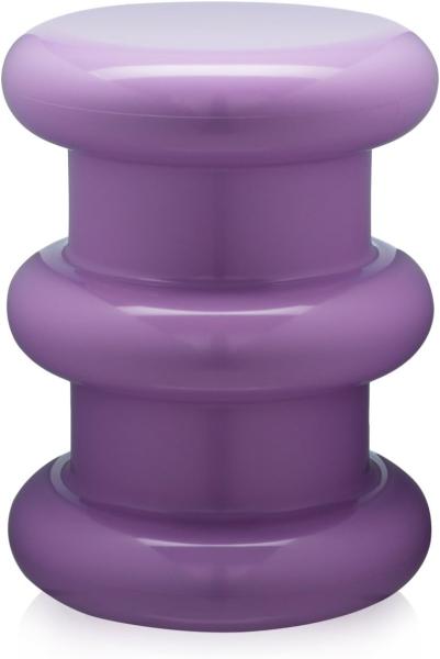 Kartell Säule Hocker, Violett, 35x46 cm
