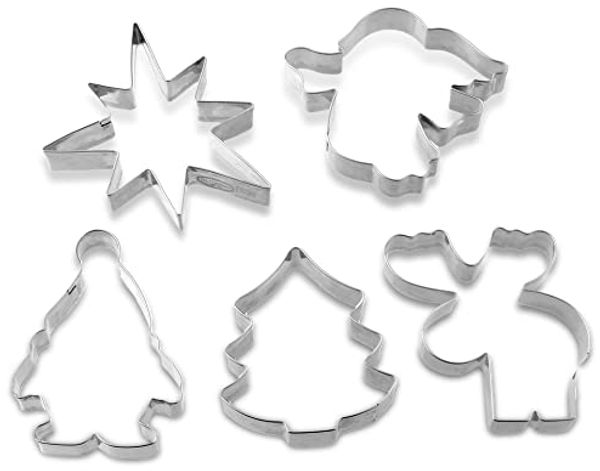 5er Set Ausstecherformen Ausstecher Weihnachten Keksausstecher Dr. Oetker 1063