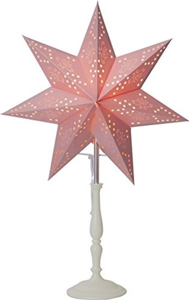 Star Standleuchte Romantic MiniStar Metall, E14, Weiß, 14x35x55 cm