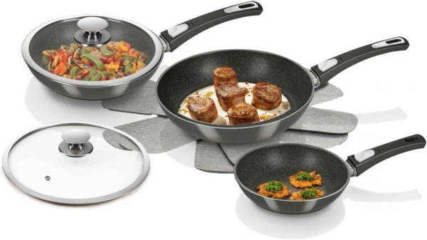 Genius - Bonafit Diamant Edition Pfannen-Set beschichtet 7-tlg. Induktion 24540