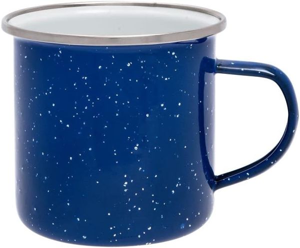 Origin Outdoors Emaille Tasse, 360 ml, blau