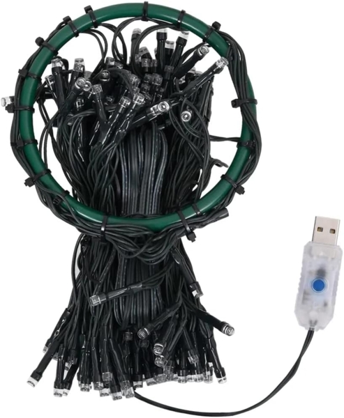 vidaXL Weihnachtsbaum-Lichternetz mit 180 LEDs Mehrfarbig 180 cm 328876 Bild 3
