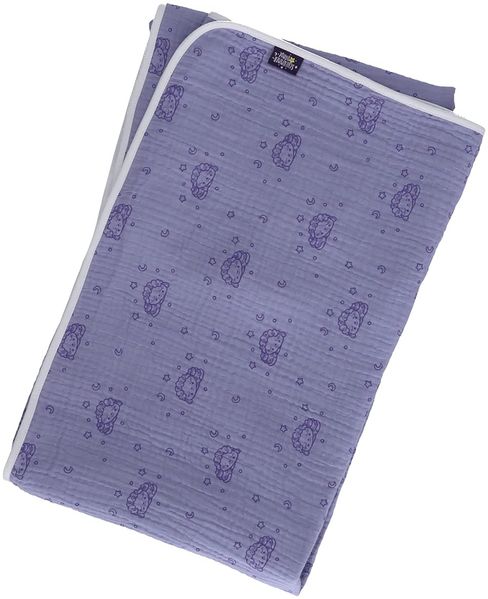 Sterntaler Baby Unisex Kuscheldecke Baby Babydecke Musselin Schlummerschaf - Decke Baby, Kinderdecke, Babydecke - flieder