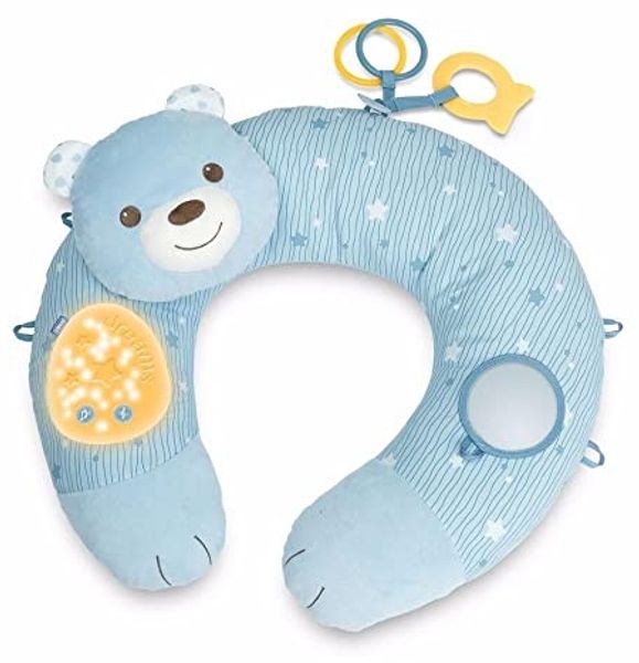 Chicco Spielteppich mit Licht und Geräuschen, ergonomisches Bodenkissen, Blau Bild 5
