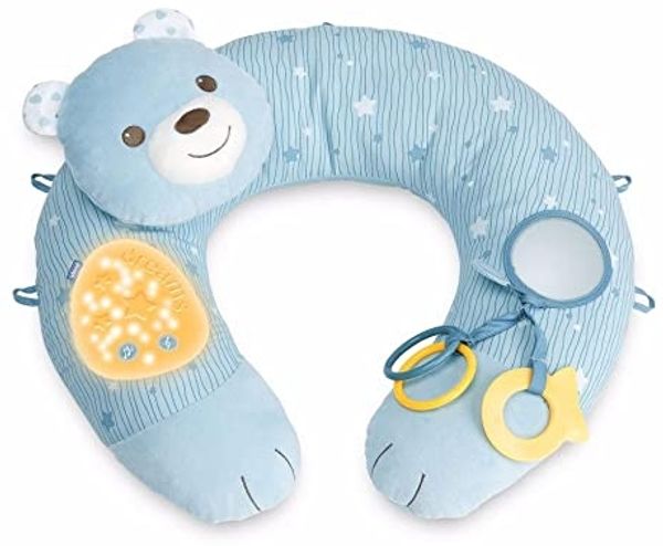 Chicco Spielteppich mit Licht und Geräuschen, ergonomisches Bodenkissen, Blau Bild 6